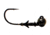 Dobyns Football Head, 3/4oz, 3pk, Black, FB HEAD BLK 3/4 3PK