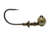 Dobyns Football Head, 3/4oz, 3pk, Green Pumpkin, FB HEAD GRN PMPK 3/4 3PK