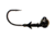 Dobyns Football Head, 3/8oz, 4pk, Black, FB HEAD BLK 3/8 4PK