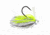 Dobyns Football Jigs Single Pack, 1/4oz, White Vision, SFB WHT VS 1/4 1PK