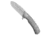 Doc Shiffer Designated Marksman Folding Knife, 3.625in, Nitro V Steel, Drop Point Blade, Titanium, Gray Handle, Gray/Gray, 6.50 inch, BHQ-119829