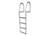 Dock Edge Fixed Eco - Weld Free Aluminum 4-Step Dock Ladder 59823