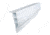 Dock Edge Standard PVC Full Face Profile - 16' Roll - White 61518