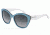 Dolce&amp;Gabbana 3 LAYERS DG4220 Sunglasses 27968G-55 - Azure/gold/cryst Frame, Grey Gradient Lenses