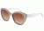 Dolce&amp;Gabbana 3 LAYERS DG4220 Sunglasses 279713-55 - Sand/pearl Green/cryst Frame, Brown Gradient Lenses