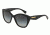 Dolce&amp;Gabbana 3 LAYERS DG4220 Sunglasses 29368G-55 - Black/Matte Black Frame, Grey Gradient Lenses