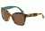 Dolce&amp;Gabbana CONTEMPORARY DG4240 Sunglasses 289173-54 - Top Havana On Petroleum Frame, Brown Lenses