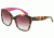 Dolce&amp;Gabbana CONTEMPORARY DG4240 Sunglasses 28928H-54 - Top Havana On Cyclamen Frame, Violet Gradient Lenses