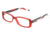Dolce&amp;Gabbana DG 3074 Eyeglasses Styles - Red Frame w/Non-Rx 52 mm Diameter Lenses, 853-5216