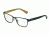 Dolce&amp;Gabbana DG1273 Single Vision Prescription Eyeglasses 1271-53 - Top Petroleum On Gold Frame