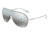 Dolce&amp;Gabbana DG2162 Sunglasses 05/88-37 - Silver Frame, Grey Mirror Silver Gradient Lenses