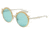 Dolce&amp;Gabbana DG2177 Single Vision Prescription Sunglasses DG2177-02-65-53 - Lens Diameter 53 mm, Frame Color Gold