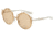 Dolce&amp;Gabbana DG2177 Single Vision Prescription Sunglasses DG2177-129873-53 - Lens Diameter 53 mm, Frame Color Pink Gold