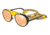 Dolce&amp;Gabbana DG2210 Sunglasses 11067J-55 - Matte Black / Black Frame, Orange Mirror Pink Lenses