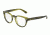Dolce&amp;Gabbana DG3225 Progressive Prescription Eyeglasses 2926-48 - Striped Olive Green Frame