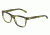 Dolce&amp;Gabbana DG3226 Progressive Prescription Eyeglasses 2926-52 - Striped Olive Green Frame