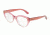 Dolce&amp;Gabbana DG3246F Eyeglass Frames 3136-53 - Shot Pink Grad Transp Frame
