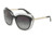Dolce&amp;Gabbana DG4282 Single Vision Prescription Sunglasses DG4282-675-8G-54 - Lens Diameter 54 mm, Frame Color Top Black On Transparent