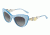 Dolce&amp;Gabbana DG4302B Single Vision Prescription Sunglasses DG4302B-31008G-50 - Lens Diameter 50 mm, Frame Color Pearl Azure