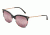 Dolce&amp;Gabbana DG4333 Sunglasses 3173W9-55 - Top Black On Print Rose/stripe Frame, Pink Bigradient Purple Lenses
