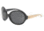 Dolce &amp; Gabbana DG6043 Sunglasses 501/87-6417 - Shiny Black Gray