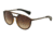 Dolce&amp;Gabbana DG6101 Sunglasses 302813-53 - Matte Havana/gunmetal Frame, Brown Gradient Lenses
