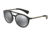 Dolce&amp;Gabbana DG6101 Sunglasses 501/6G-53 - Black/matte Gunmetal Frame, Grey Mirror Black Lenses