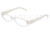 Dolce&amp;Gabbana Eyeglasses DG3085 with Rx Prescription Lenses 1573-5316 - Crystal 