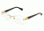 Dolce&amp;Gabbana ICONIC LOGO DG1278 Bifocal Prescription Eyeglasses 02-52 - Gold Frame