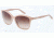 Dolce&amp;Gabbana ICONIC LOGO DG4170P Sunglasses 277313-57 - Top Crystal On Pearl Sand Frame, Brown Gradient Lenses