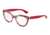 Dolce&amp;Gabbana LACE DG3197 Bifocal Prescription Eyeglasses 2852-51 - Red Lace Frame