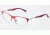 Dolce&amp;Gabbana LIPSTICK DG1246 Eyeglass Frames 1223-53 - Matte Red/silver Frame, Demo Lens Lenses