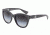 Dolce&amp;Gabbana LOGO EXECUTION DG6087 Sunglasses 26768G-55 - Matte Opal Grey Frame, Grey Gradient Lenses