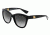 Dolce&amp;Gabbana LOGO EXECUTION DG6087 Sunglasses 501/8G-55 - Black Frame, Grey Gradient Lenses