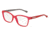 Dolce&amp;Gabbana OVER-MOLDED RUBBER DG5008 Bifocal Prescription Eyeglasses 2818-54 - Red Demi Transp Rubber Frame