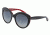 Dolce&amp;Gabbana POIS DG4227 Sunglasses 2871T3-54 - Black/Pois Black/Red Frame, Polar Grey Gradient Lenses