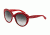 Dolce&amp;Gabbana POIS DG4227 Sunglasses 28738G-54 - Top Black Pois/red Frame, Grey Gradient Lenses