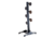 Double Tap Industries .22LR Rimfire Dueling Tree Reactive Steel Target w/Ground Base, Raw/Black, RT-DT-RIM