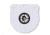 Double Tap Industries 3/8in AR500 Steel Gongs, 10in, White, G1000-05