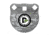 Double Tap Industries 3/8in AR500 Steel Gongs, 4in, Raw, G400-R