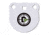 Double Tap Industries 3/8in AR500 Steel Gongs, 4in, White, G400-05