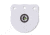 Double Tap Industries 3/8in AR500 Steel Gongs, 6in, White, G600-05