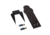 Double Tap Industries AR500 Rimfire Ground Stake Popper Target, Raw/Black, 12in, PT-GS-12-RIM