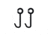 Double Tap Industries Conduit J-Hook Target Hanging Brackets, Black, GH6-K