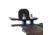Double Tap Industries Rimfire Squirrel Ground Stake Popper Target, Raw/Black, PT-GS-SQ-RIM