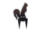Double Tap Industries Rimfire Squirrel Ground Stake Popper Target, Raw/Black, PT-GS-SQ-RIM