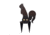 Double Tap Industries Rimfire Squirrel Ground Stake Popper Target, Raw/Black, PT-GS-SQ-RIM