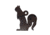 Double Tap Industries Rimfire Squirrel Silhouette Target, Raw, ST-SQ-RIM