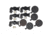 Double Tap Industries Texas Star - 10 Paddle Adapter Kit, Raw/Black, RT-TS-6IN-PDLK