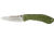 DoubleStar Brimstone Manual Folding Knife, 3.5in, D2 Tool Steel, Sheepsfoot, Satin Blade, G10 Handle, OD Green, DSKI100-ODSA
